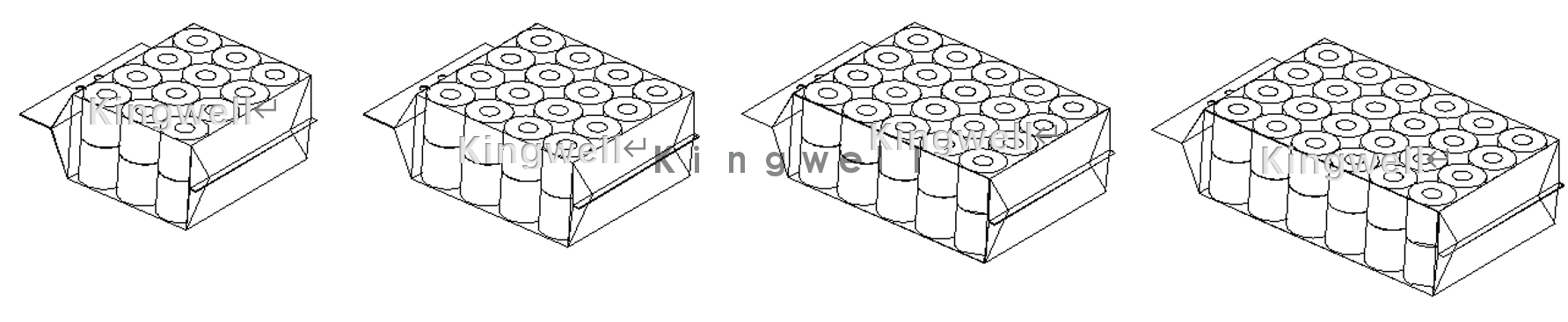 48 rolls Bundling pack machine(图2)